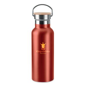 GiftRetail MO9431 - HELSINKI Double wall flask 500 ml Red