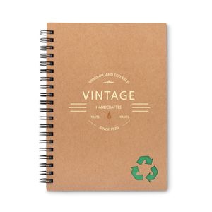 GiftRetail MO9536 - PIEDRA Stone paper notebook 70 lined Green