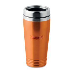 GiftRetail MO9618 - RODEO COLOUR Double wall travel cup Orange