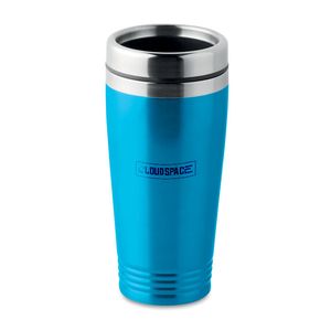 GiftRetail MO9618 - RODEO COLOUR Double wall travel cup Turquoise