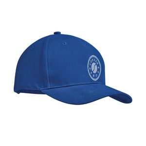 GiftRetail MO9643 - TEKAPO Brushed cotton basebal cap Koningsblauw
