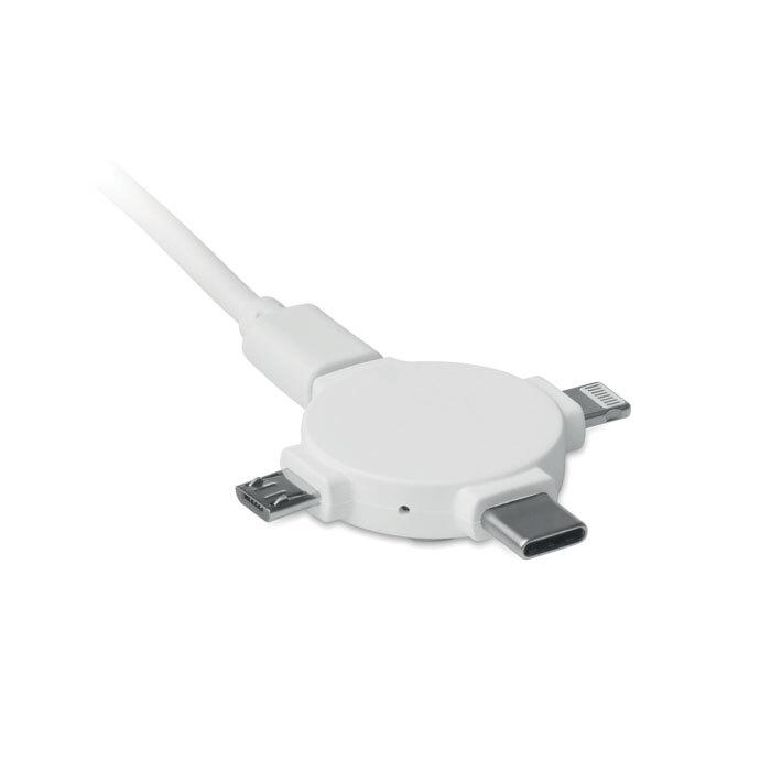 GiftRetail MO9654 - LIGO CABLE 3 in 1 oplader
