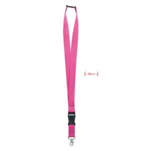 GiftRetail MO9661 - WIDE LANY Lanyard 25mm con mosquetón