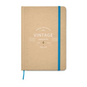 GiftRetail MO9684 - A5 cork notebook. Blue