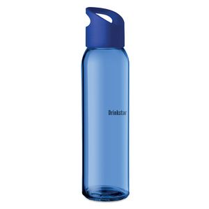 GiftRetail MO9746 - PRAGA Glasflaske 500 ml Royal Blue