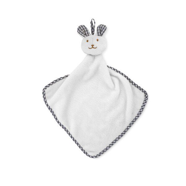 GiftRetail MO9777 - HUG ME Velvet Plush Baby Towel with Rabbit Hood