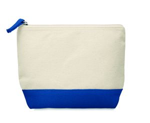 GiftRetail MO9815 - KLEUREN Bicolour cotton cosmetic bag Blue