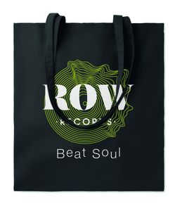 GiftRetail MO9846 - COTTONEL COLOUR ++ 180gr/m² cotton shopping bag Black