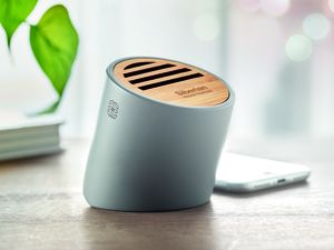 GiftRetail MO9916 - VIANA SOUND Wireless speaker limestone Grey