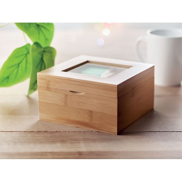 GiftRetail MO9950 - CAMPO TEA Bamboo tea box