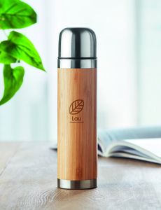 GiftRetail MO9991 - CHAN BAMBOO Isolierkanne 400ml Wood