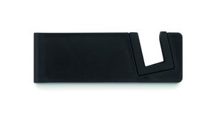 GiftRetail MO9994 - STANDOL+ Phone holder bamboo fibre/PP Black