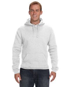 J. America JA8824 - Adult Premium Fleece Pullover Hooded Sweatshirt Ash Heather