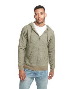 Next Level Apparel 9600 - Adult Pacifica Denim Fleece Full-Zip Hooded Sweatshirt