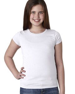 Next Level Apparel N3710 - Youth Girls Princess T-Shirt White