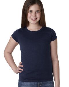 Next Level Apparel N3710 - Youth Girls Princess T-Shirt Midnight Navy