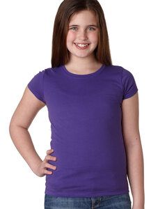 Next Level Apparel N3710 - Youth Girls Princess T-Shirt Purple Rush