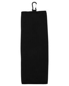 Carmel Towel Company C1717MC - Fairway Trifold Golf Towel Black