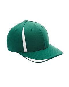 Team 365 ATB102 - by Flexfit Adult Pro-Formance® Front Sweep Cap Sp Forest/Wht