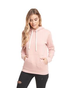 Next Level Apparel 9303 - Unisex Santa Cruz Pullover Hooded Sweatshirt Desert Pink