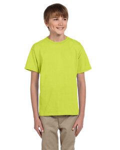 Fruit of the Loom 3931B - Youth 5 oz., 100% Heavy Cotton HD® T-Shirt Safety Green