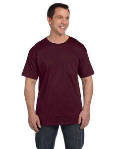 Hanes 5190P - Adult Beefy-T® with Pocket Granate