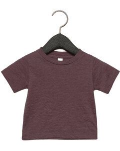 Bella+Canvas 3001B - Infant Jersey Short Sleeve T-Shirt Heather Maroon