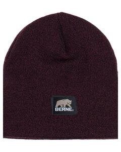 Berne H149 - Heritage Knit Beanie Maroon/Black
