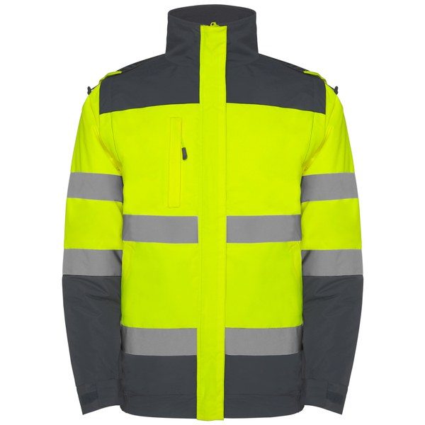 Roly HV9304 - EPSYLON Parka acolchada de alta visibilidad combinada en dos colores