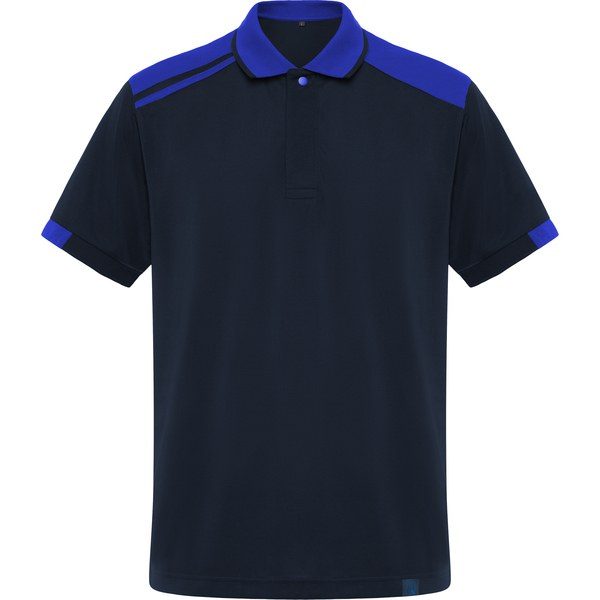 Roly PO8410 - SAMURAI Antibacterial short-sleeve polo shirt in a colour combination design