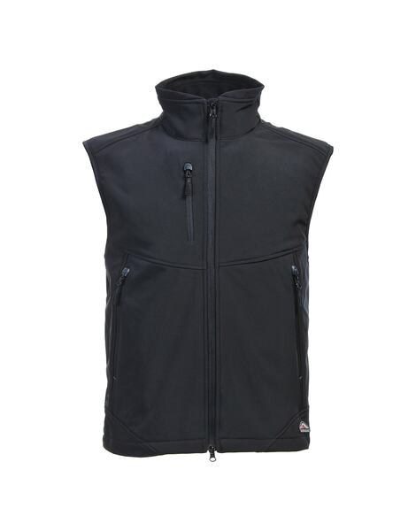 Mustaghata CARBONE - BODYWARMER SOFTSHELL FOR MEN 3 LAYERS 