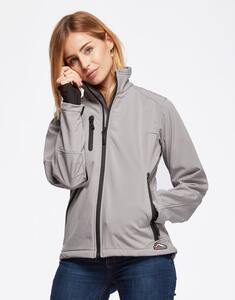 Mustaghata MAGMA - SOFTSHELL JACKET FOR WOMEN Szary