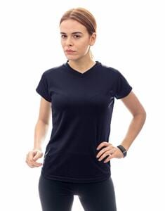Mustaghata STEP - Camiseta corriendo para mujeres 140 g Marina