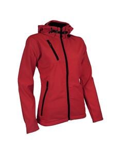 Mustaghata VOLUTE - SOFTSHELL JACKET FOR WOMEN Red
