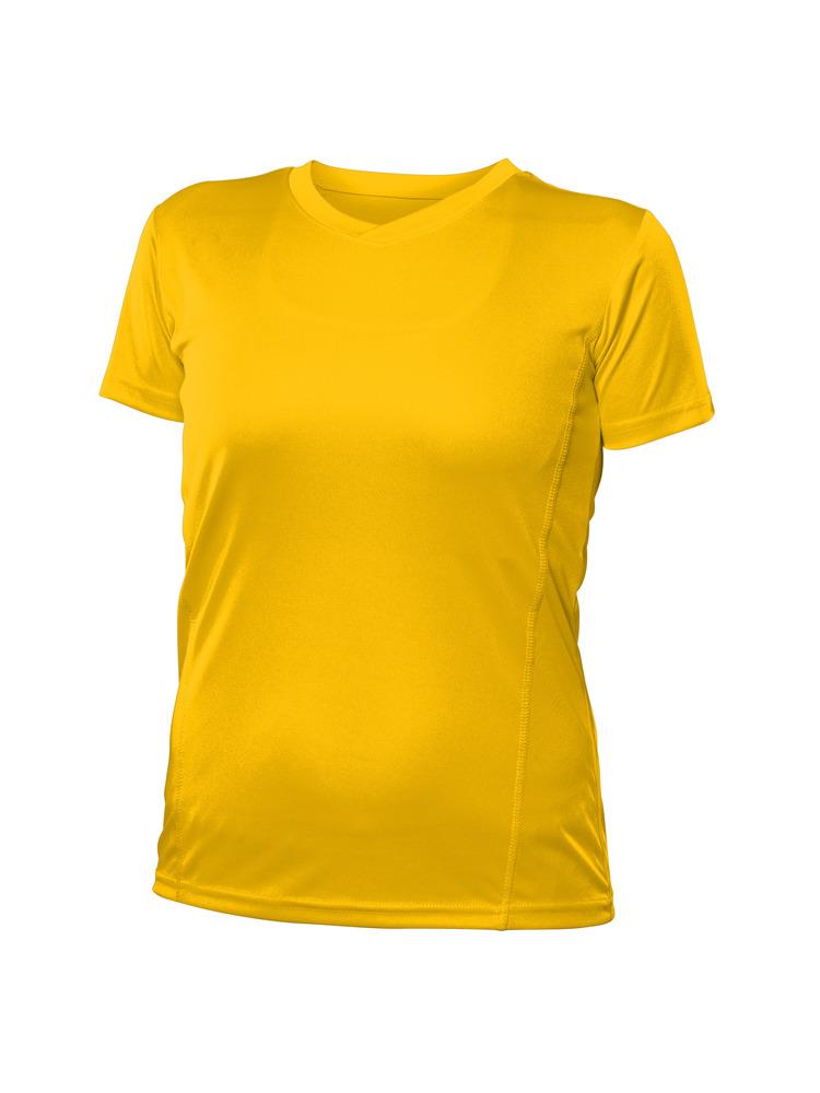 Blank Activewear L720 - Women's Short Sleeve V-Neck T-shirt, 100% Polyester Interlock, Dry Fit