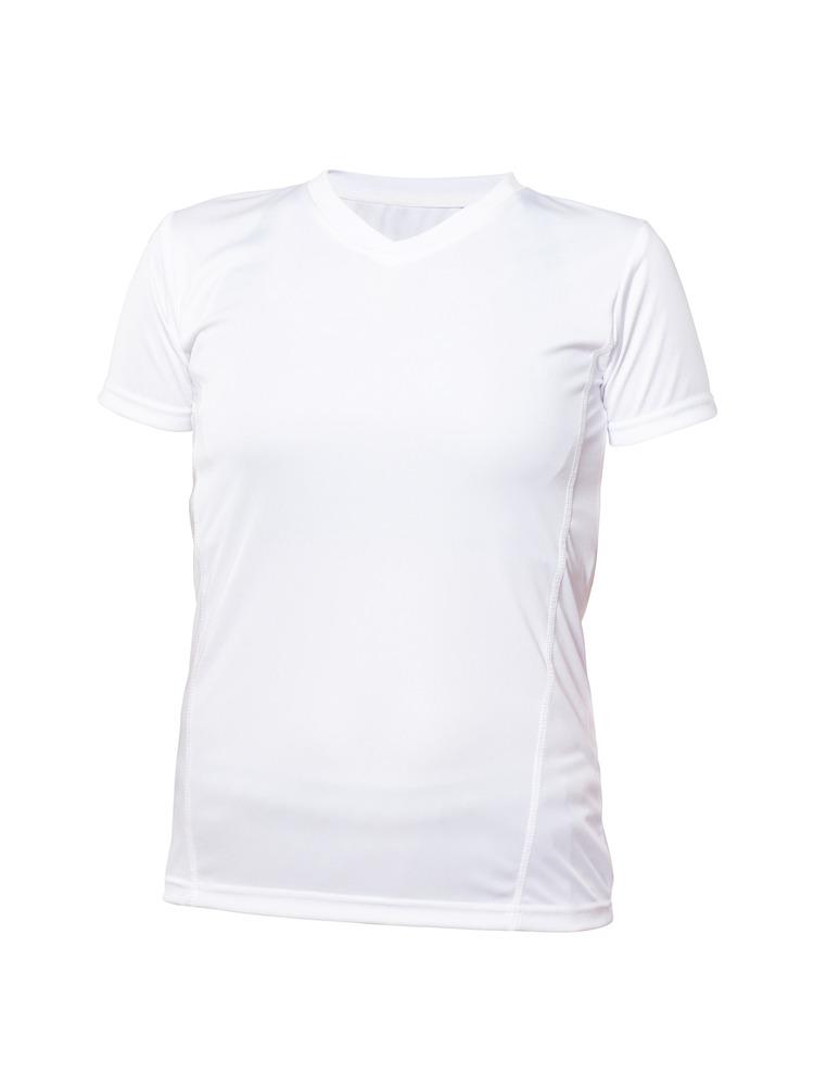 Blank Activewear L720 - Women's Short Sleeve V-Neck T-shirt, 100% Polyester Interlock, Dry Fit