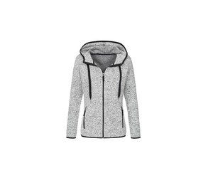 Stedman ST5950 - Outdoor Knitted Ladies Fleece Light Grey