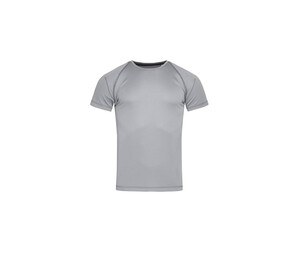 Stedman ST8030 - Sports Team Raglan T-Shirt Mens Silver Grey