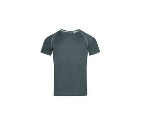 Stedman ST8030 - Sports Team Raglan T-Shirt Mens Granite Grey
