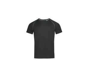 Stedman ST8030 - Sports Team Raglan T-Shirt Mens Black Opal