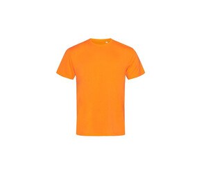 Stedman ST8600 - Mens de camiseta de algodão esportivo de algodão Cyber Orange