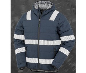 Result RS500X - High visibility jacket in recycled polyester Navy