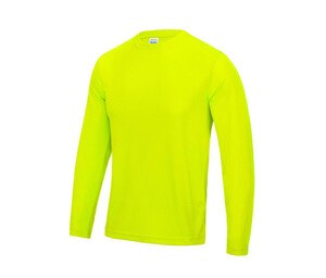Just Cool JC002 - Neoteric™ Breathable Long Sleeve T-Shirt Electric Yellow