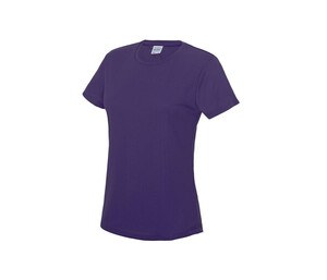 Just Cool JC005 - Camiseta feminina respirável Neoteric ™ Purple