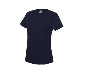 Just Cool JC005 - Camiseta feminina respirável Neoteric ™ Azul profundo
