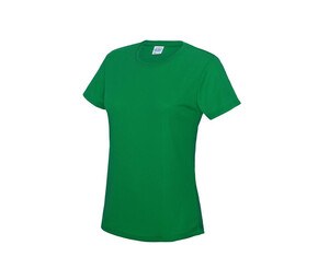 Just Cool JC005 - Camiseta feminina respirável Neoteric ™ Verde dos prados