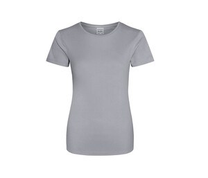 Just Cool JC005 - Camiseta feminina respirável Neoteric ™ Cinzento matizado