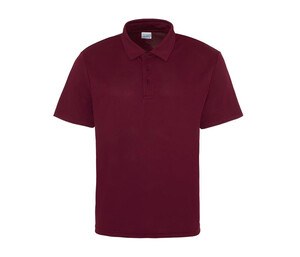 Just Cool JC040 - Breathable men's polo shirt Burgundy