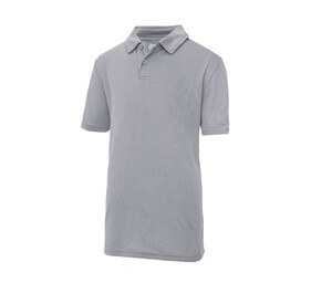 Just Cool JC040J - Breathable children's polo shirt Heather Grey