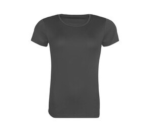 Just Cool JC205 - Women's Recycled Polyester Sports T-Shirt Charcoal